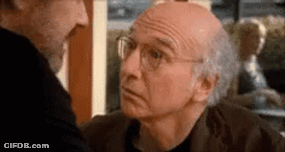 Larry David Hmmm Okay GIF