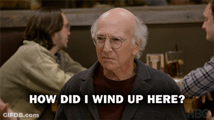 Larry David Wind Up Here GIF