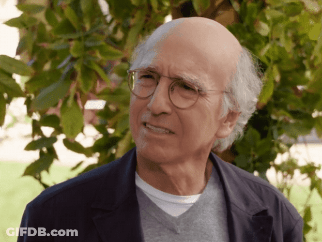 Larry David WTF GIF