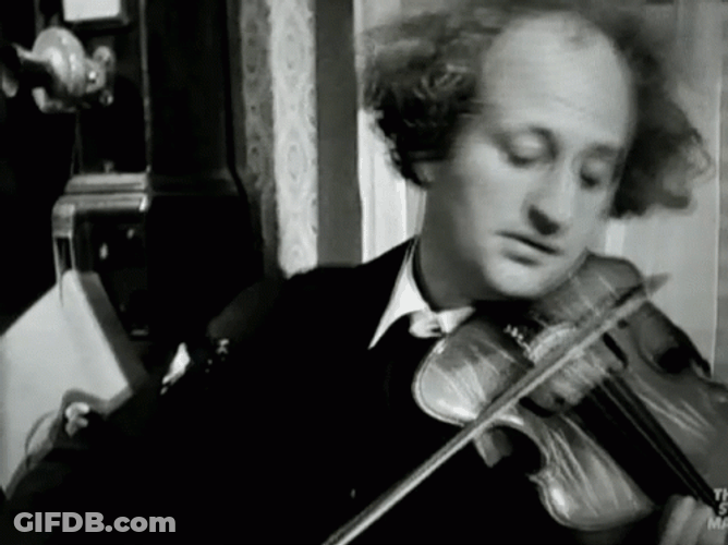 Larry Fine Violin GIF
