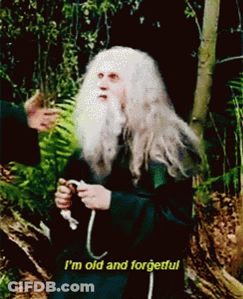 Larry Rickard Senile Old Forgetful GIF
