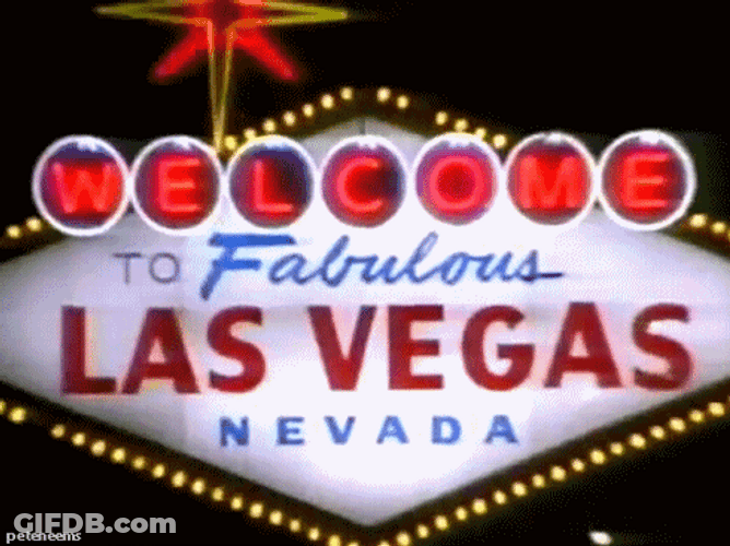 Las Vegas 90'S Sign GIF