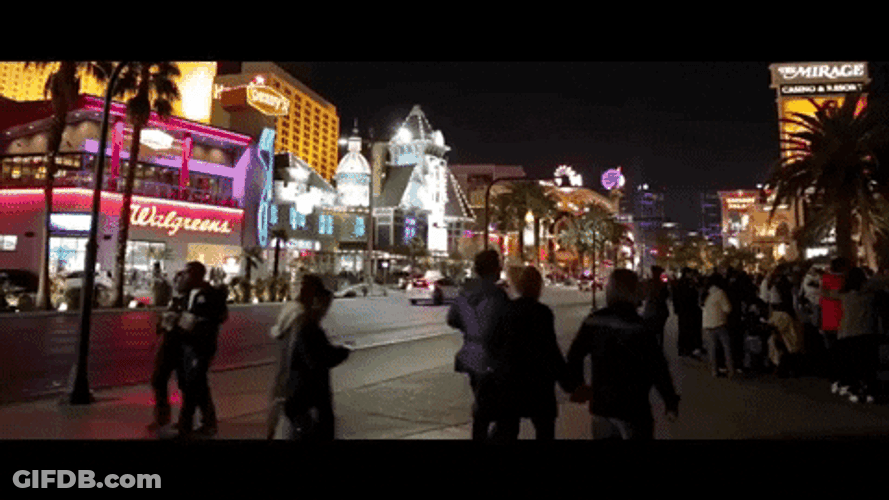 Las Vegas City Night GIF