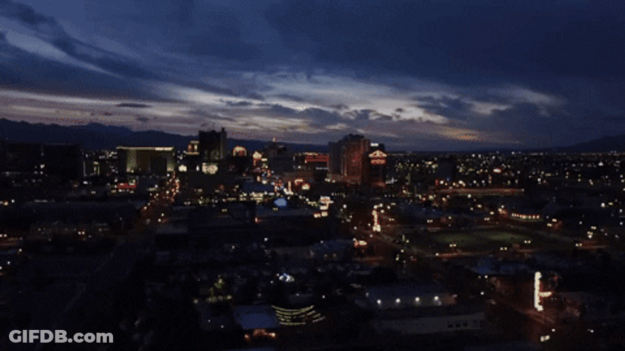 Las Vegas Daytime Nighttime GIF