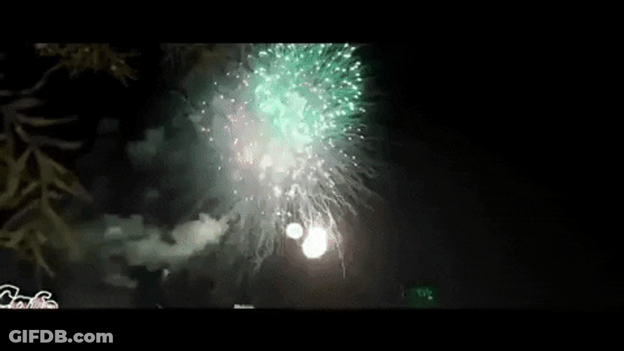 Las Vegas Fireworks GIF