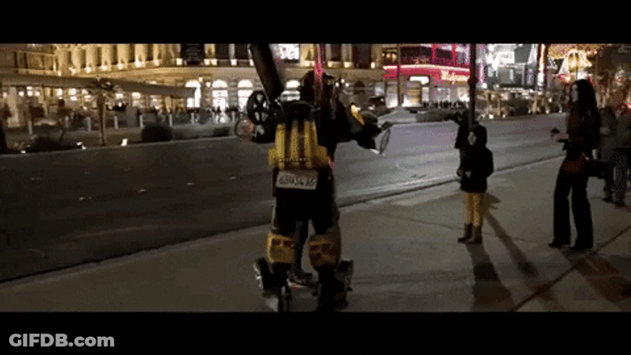 Las Vegas Robot GIF