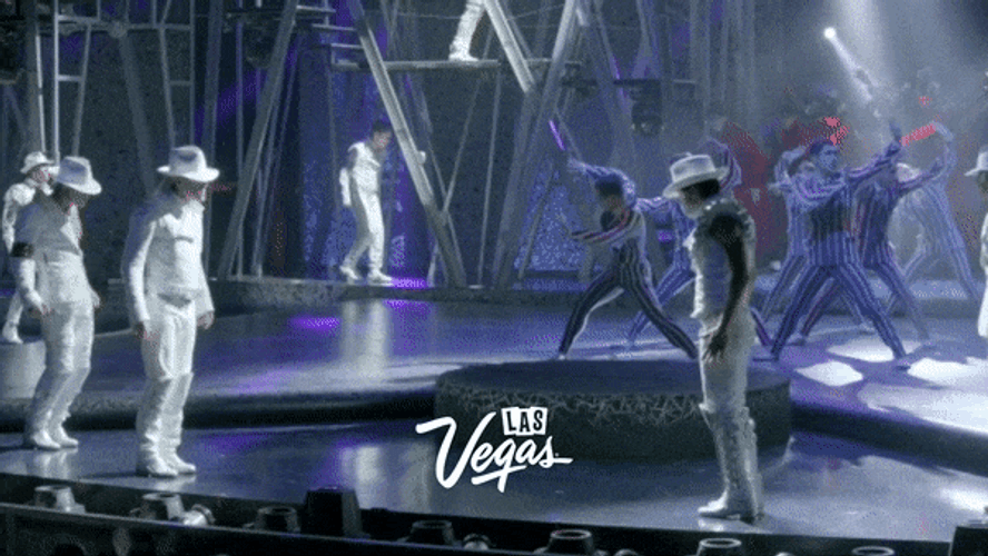 Las Vegas Vacation Michael Jackson Dancers GIF
