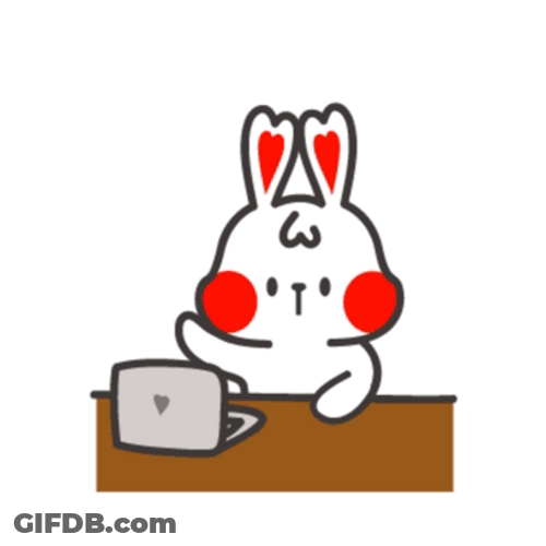 Last Day Bunny Getting Off GIF