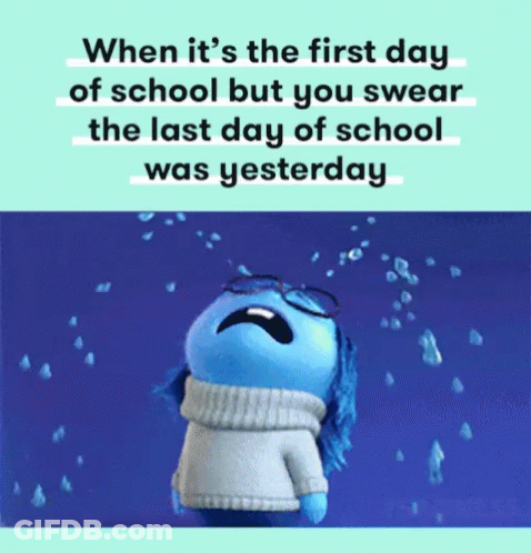 Last Day Of School Group Walking Down Stairs GIF