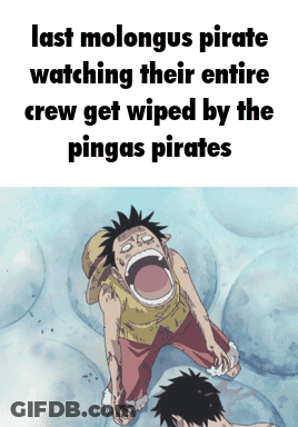 Last Molongus Pirate Watching Crew Wiped By Pinga Pirates GIF