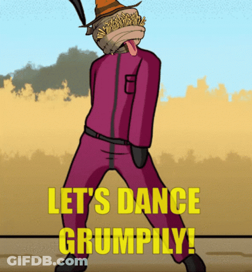 Lat's Dance Grumpy GIF