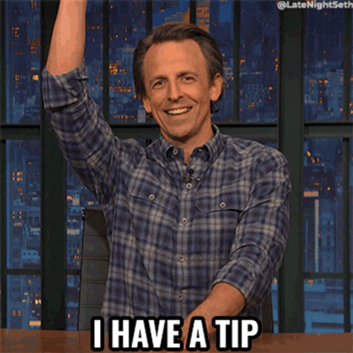 Late Night Seth Meyer Just The Tip GIF