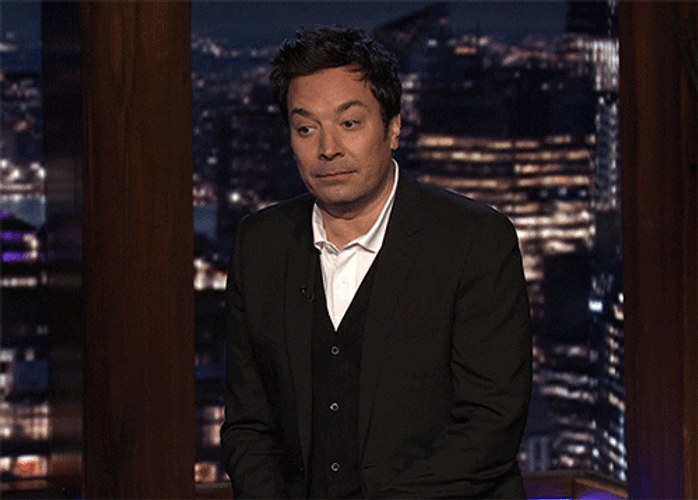 Late Night Show Jimmy Fallon Looking Away GIF