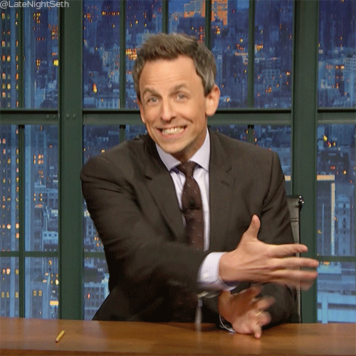 Late Night Talk Show Seth Meyers Witness Me GIF