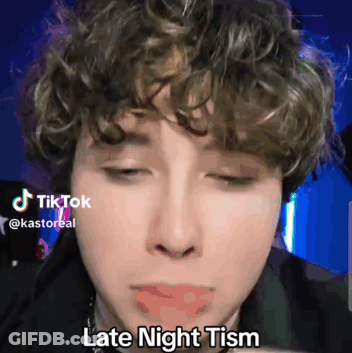 Late Night Tism Face GIF