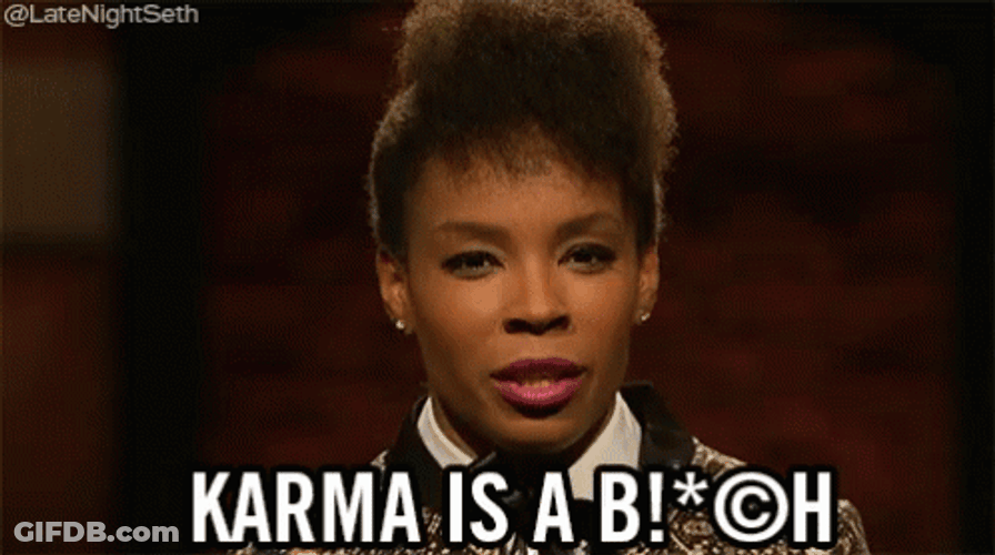 Late Night With Seth Meyers Karma GIF