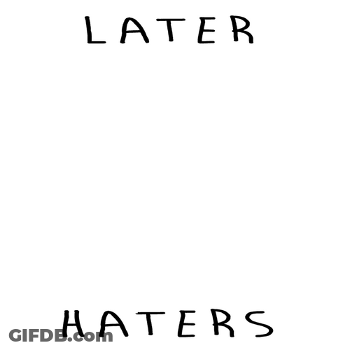 Later Haters Gorilla Skating GIF