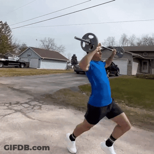Lateral Raises While Running GIF