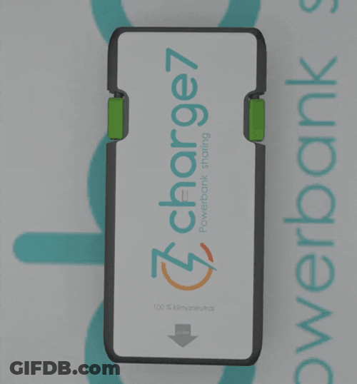 Latest Charge Seven Powerbank Launching GIF