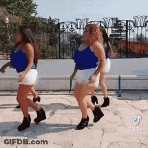 Latina Ladies Grooving To Mexican Dancing GIF