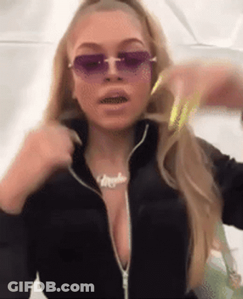 Latto With Eyeglasses On GIF