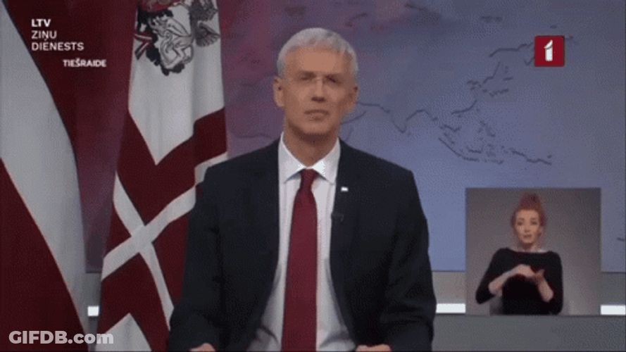 Latvia Prime Minister Karins GIF