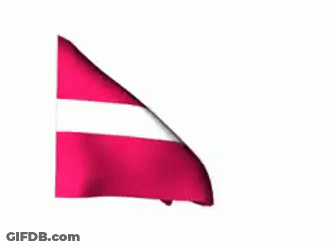 Latvian Flag Waving GIF