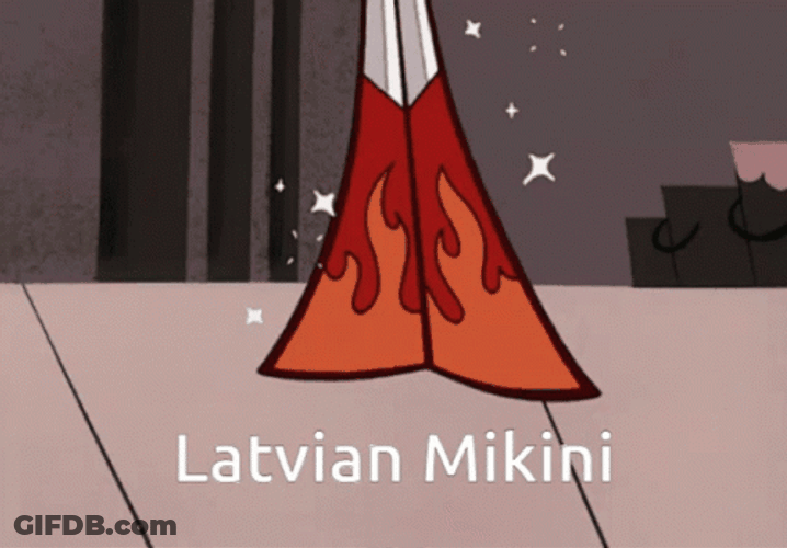 Latvian Robot Girl GIF