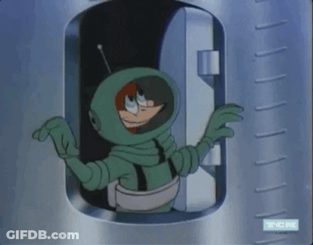 Laugh Destination Moon Woody Woodpecker GIF