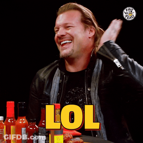 Laugh Out Loud Chris Jericho GIF