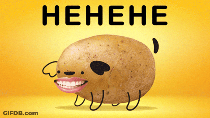 Laugh Potato Out Loud GIF