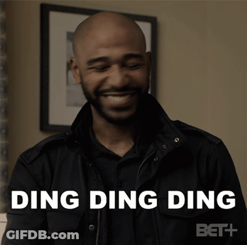 Laughing Andrew Ding Ding Ding Correct GIF