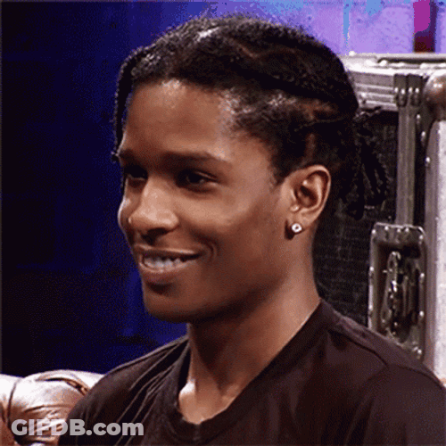 Laughing Asap Rocky GIF
