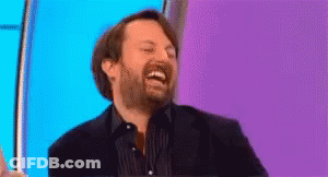 Laughing Bearded Man Eyes Closed GIF