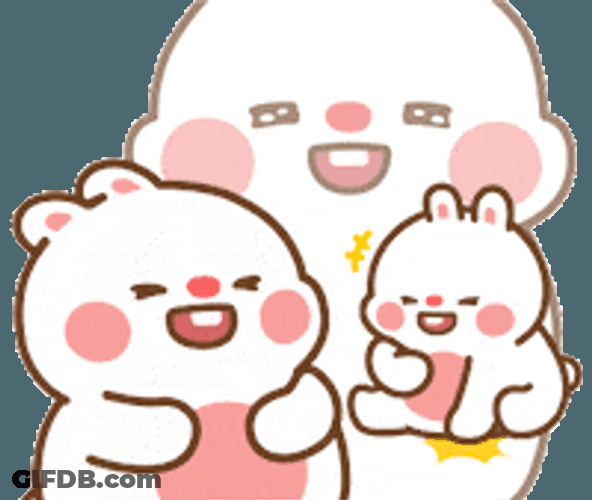 Laughing Bears Hehehe GIF