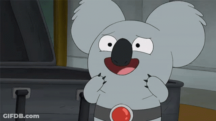 Laughing Cartoon Koala We Bare Bears GIF