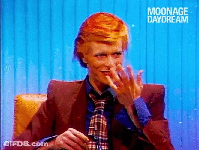Laughing Eek David Bowie GIF