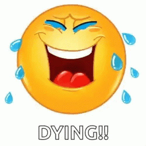 Laughing Emoji Dying GIF