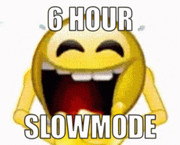 Laughing Emoji Six Hour Slow Mode GIF