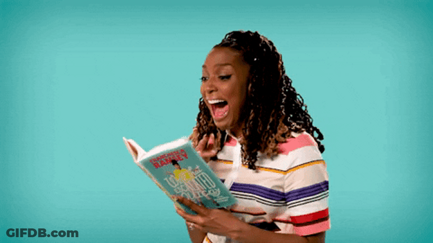 Laughing  Franchesca  Ramsey Read Book Well That Escalated Quickly GIF