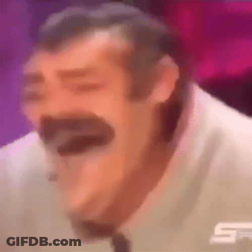Laughing Hard Face Warp GIF