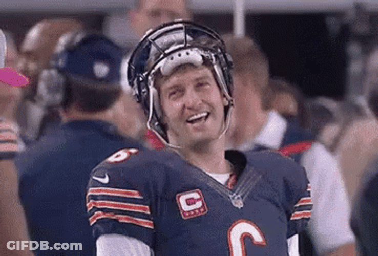 Laughing Jay Cutler Don T Care GIF