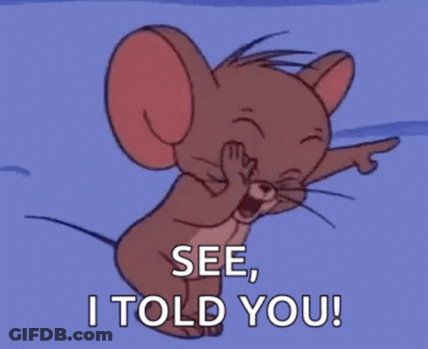 Laughing Jerry See I Told You GIF