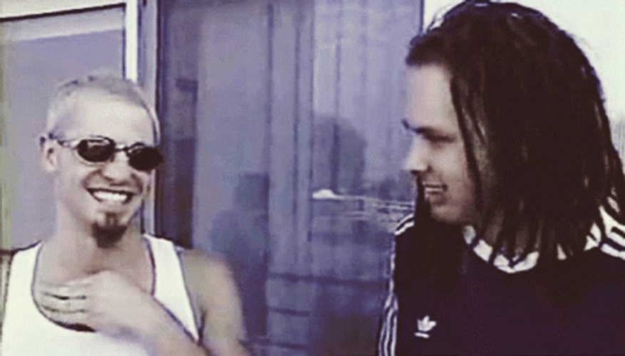 Laughing Jonathan Davis Korn GIF