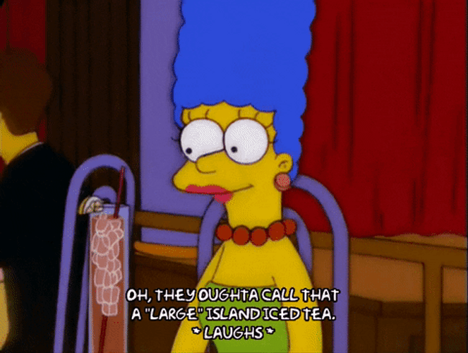 Laughing Large Marge The Simpson GIF