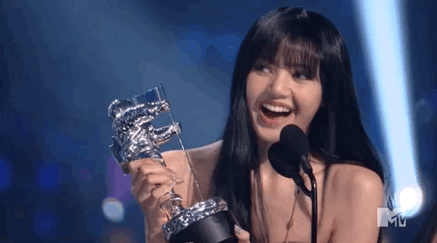 Laughing Lisa At MTV Music Awards GIF