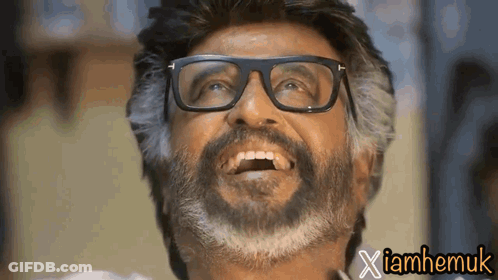 Laughing Man With Glasses And Beard Xiamhemuk GIF