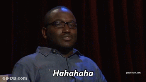 Laughing Man With Glasses Hahahaha GIF