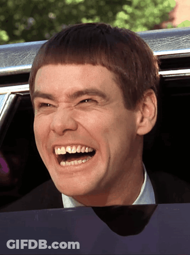 Laughing Man With Short Hair In Car GIF