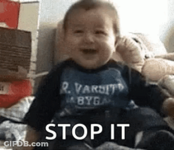Laughing Meme Baby Falling Stop It GIF